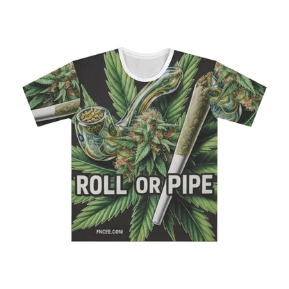 Roll or Pipe Wrap Around T-Shirt
