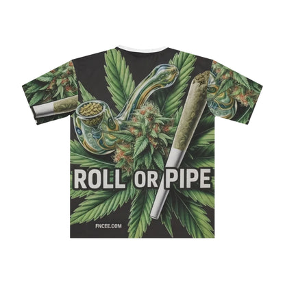 Roll or Pipe Wrap Around T-Shirt