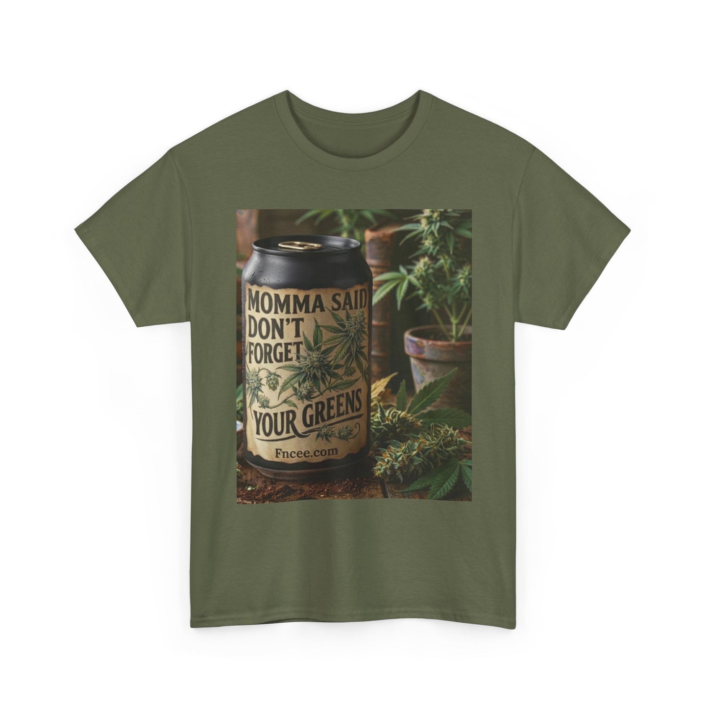 Momma Said Don't Forget Your Greens T-Shirt 3