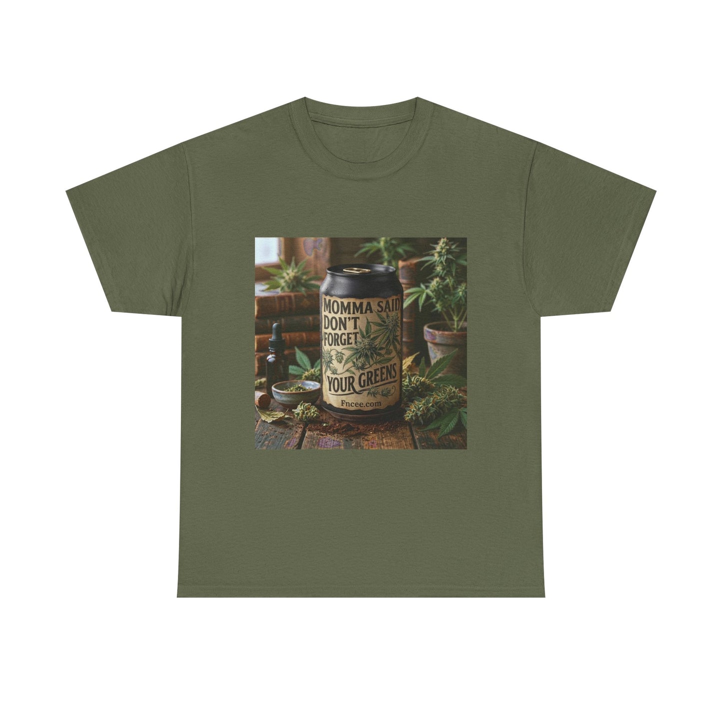 Momma Said Don't Forget Your Greens T-Shirt 3