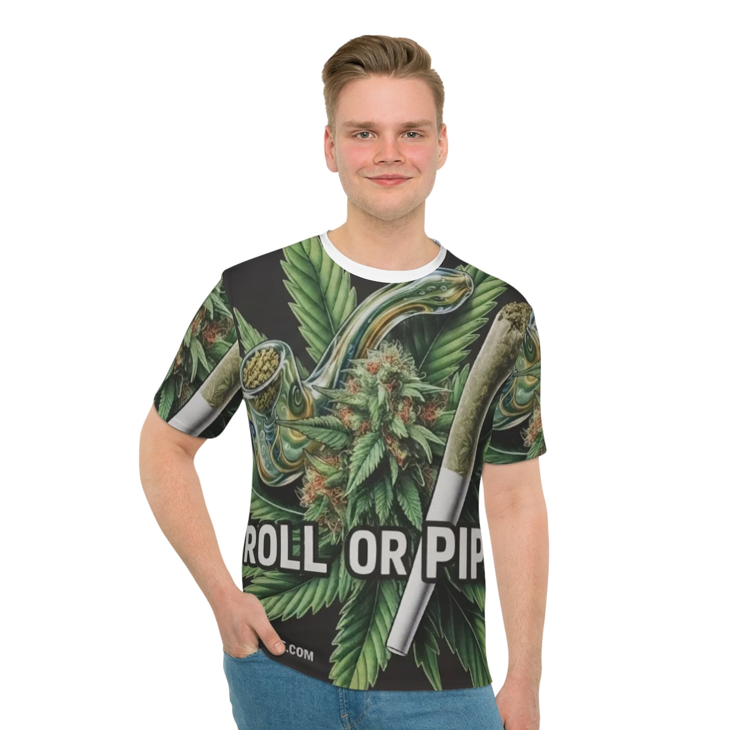 Roll or Pipe Wrap Around T-Shirt