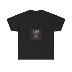 Blessed and Cursed Tee — Praying Skeleton Gothic Shirt