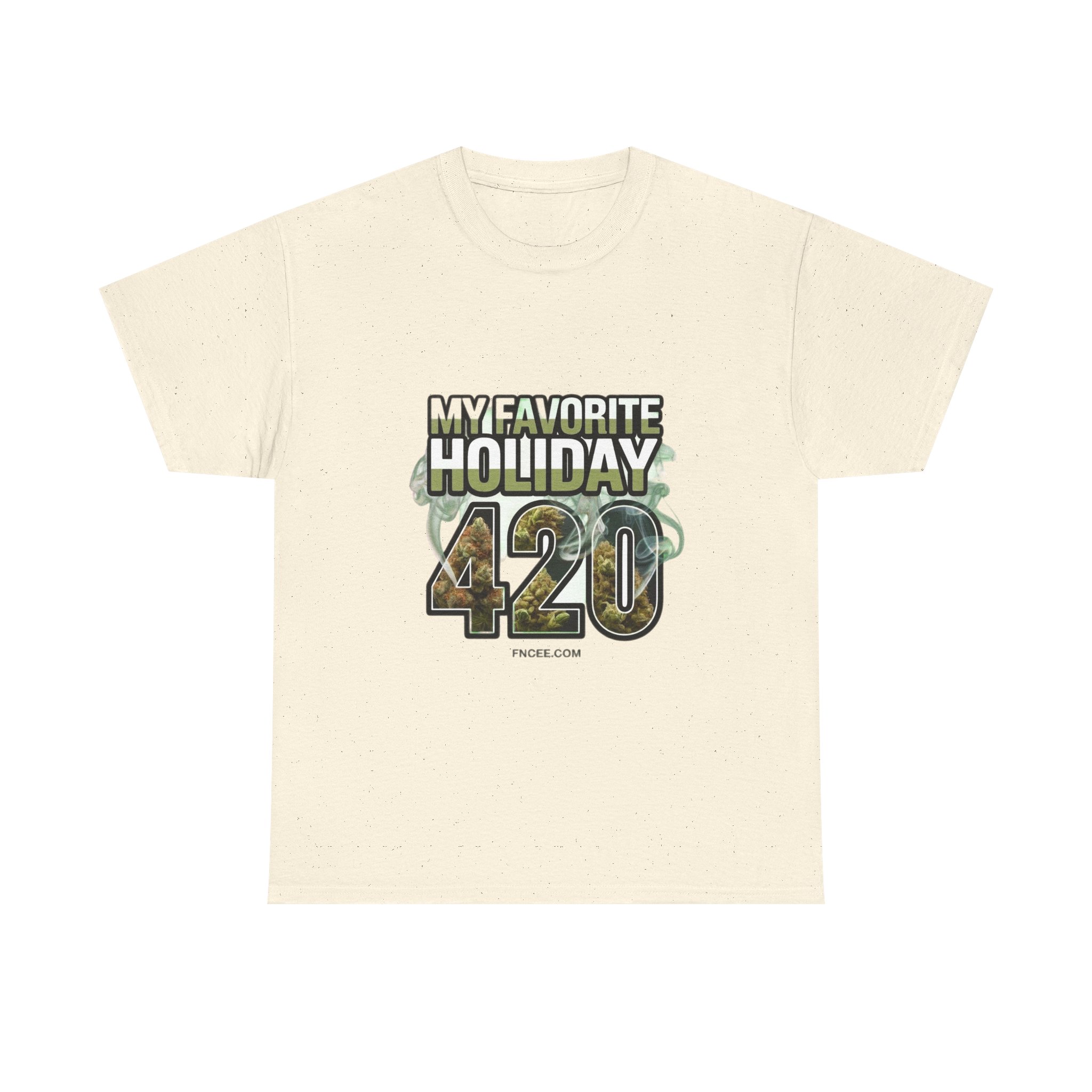 My Favorite Holiday 420 Tee — Bud-Filled Numerals Shirt - Image 9