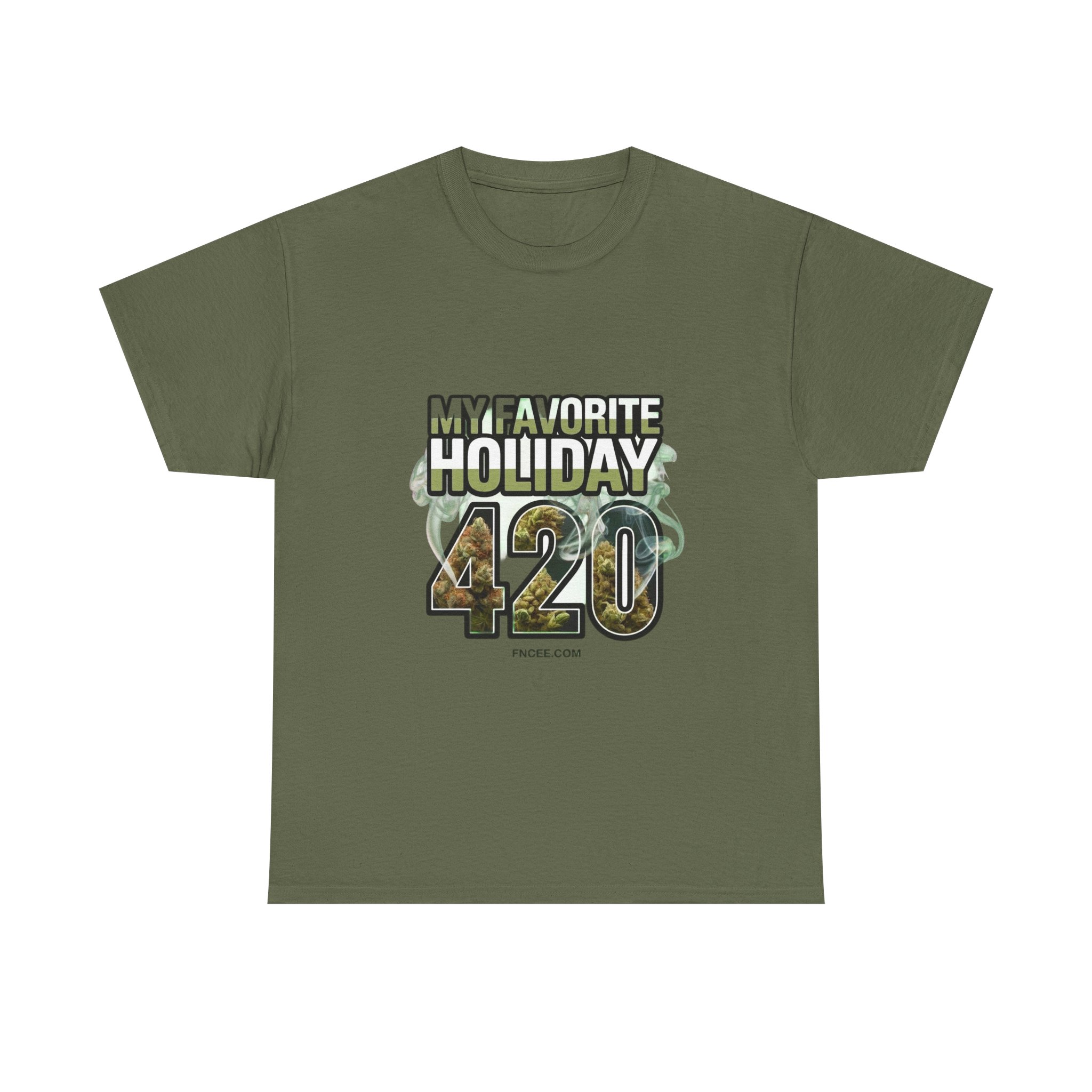 My Favorite Holiday 420 Tee — Bud-Filled Numerals Shirt - Image 13