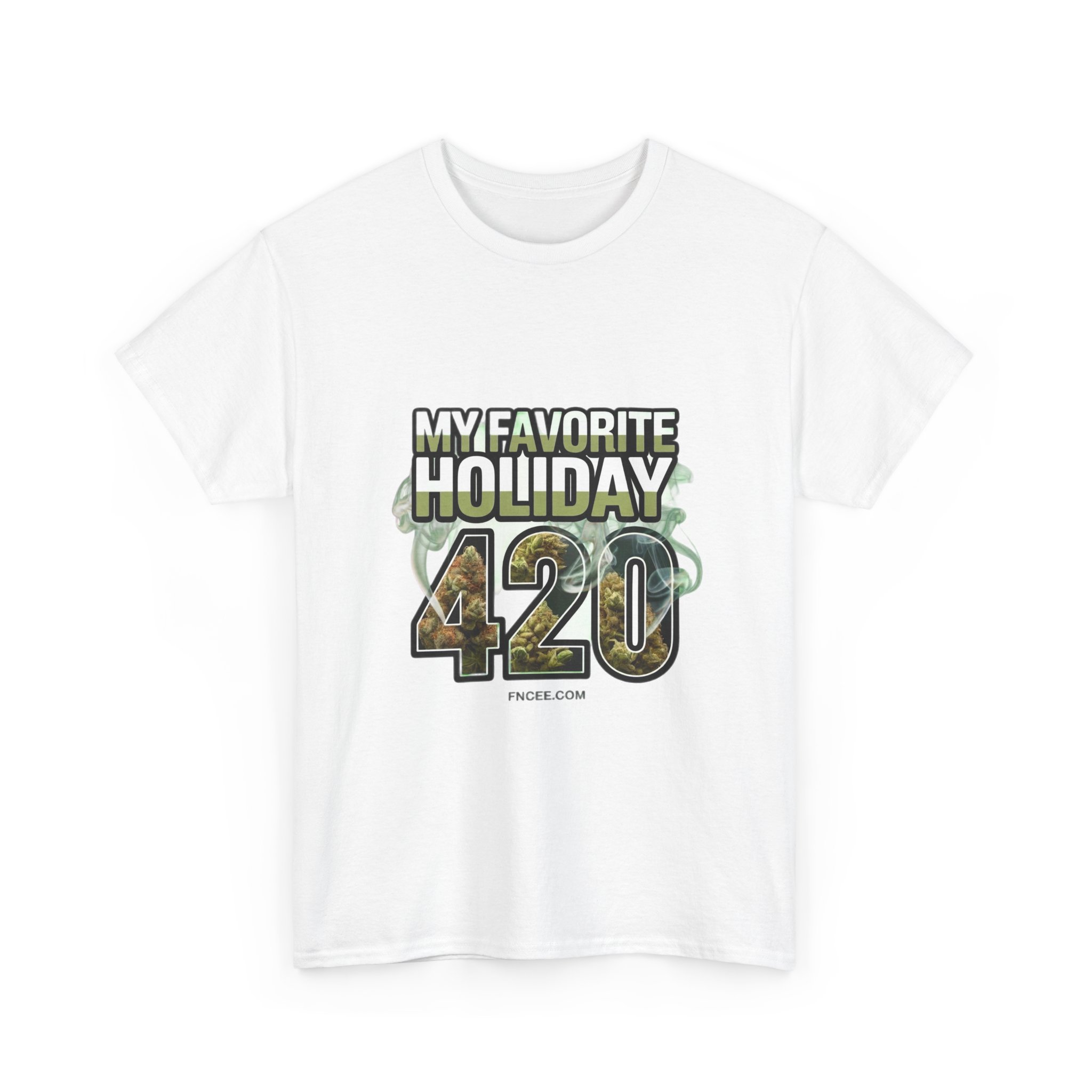 My Favorite Holiday 420 Tee — Bud-Filled Numerals Shirt - Image 3