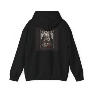 Blessed and Cursed Hoodie — Front Back & Sleeve Skeleton Print