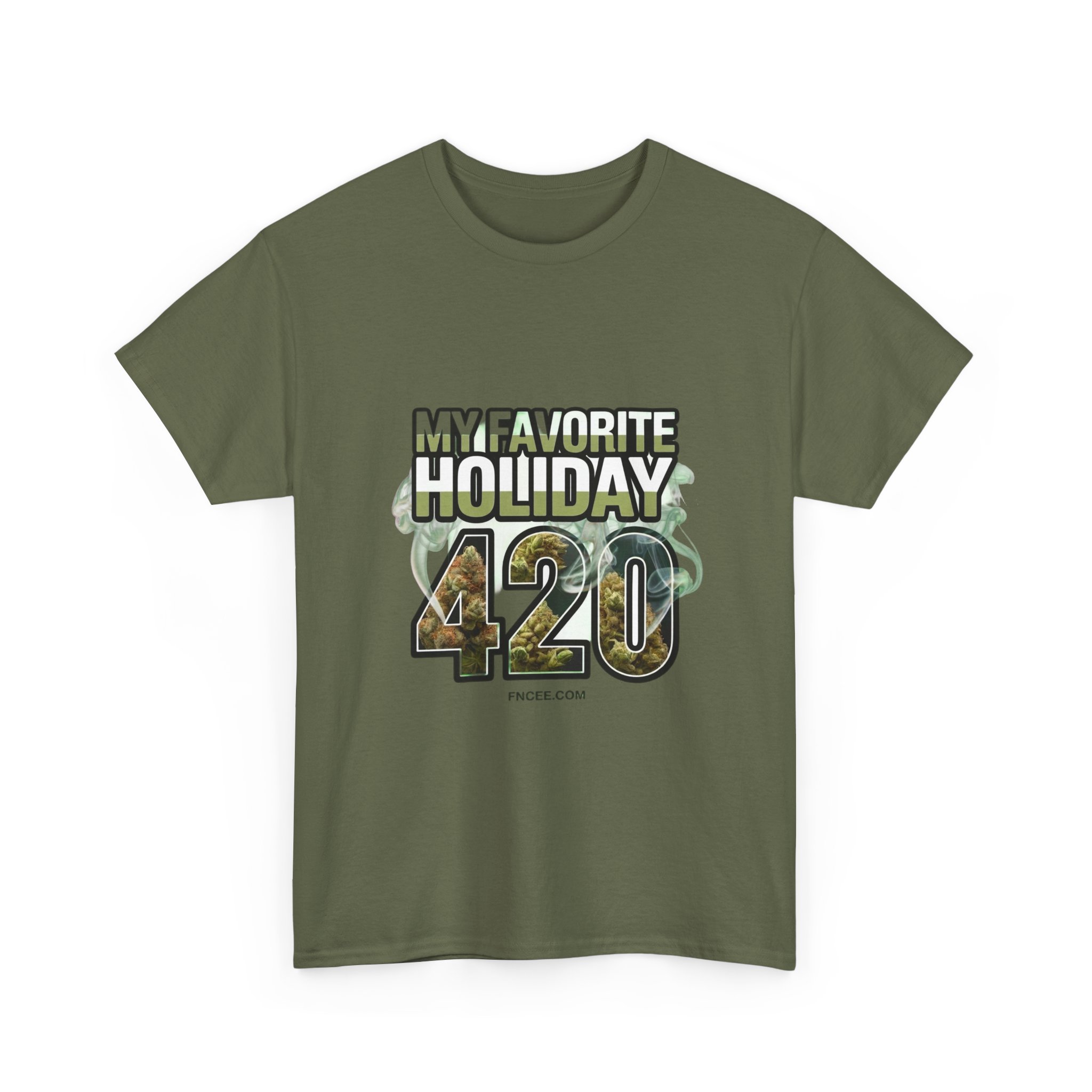 My Favorite Holiday 420 Tee — Bud-Filled Numerals Shirt - Image 15