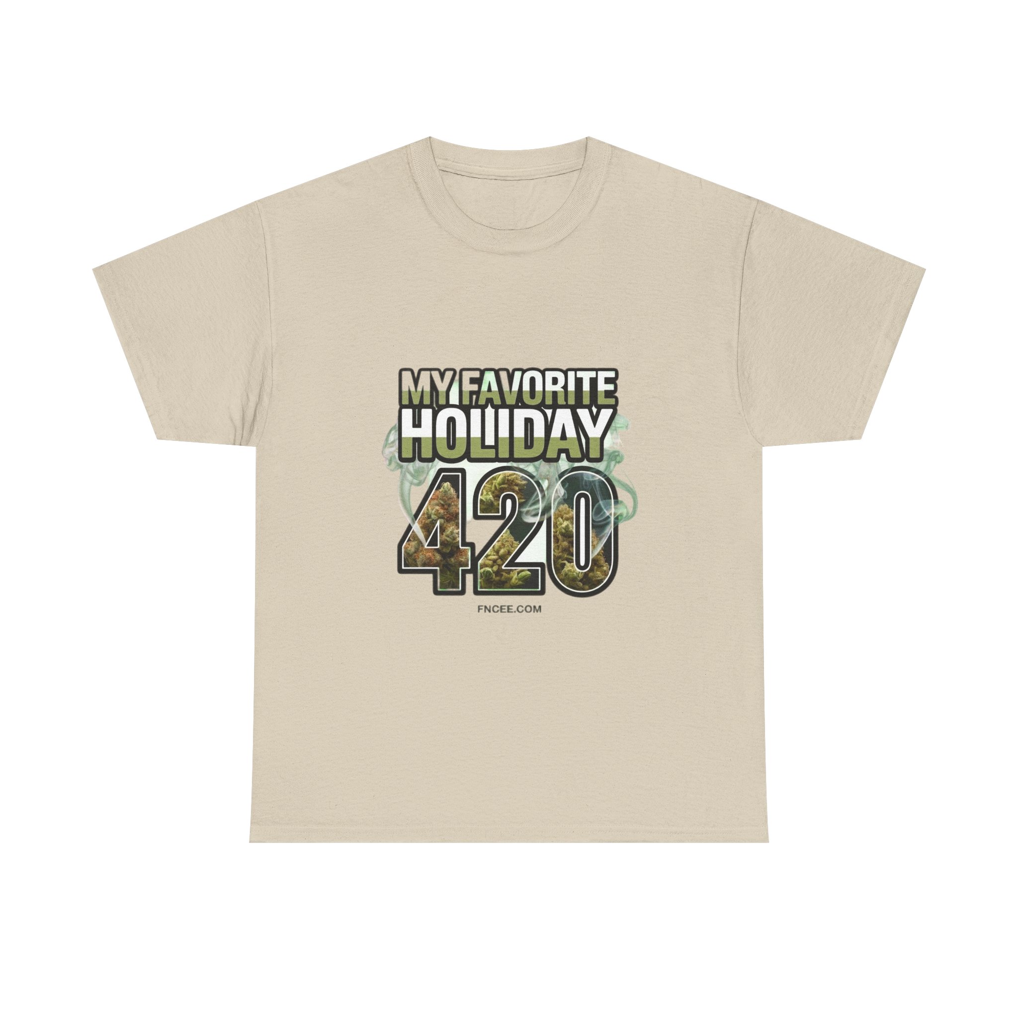 My Favorite Holiday 420 Tee — Bud-Filled Numerals Shirt - Image 5